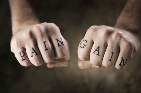 Pain/Gain tattoos