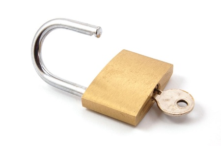 Unlocked padlock (open access)