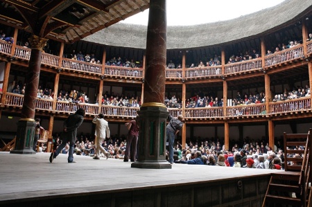 Performance of Shakespeare at the Globe