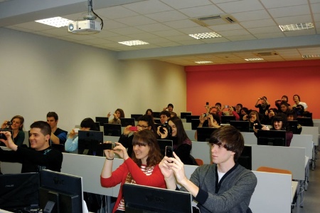 Students at Mondragon University