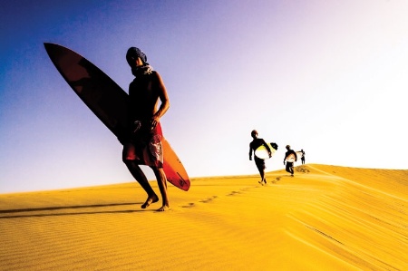 Desert surfers