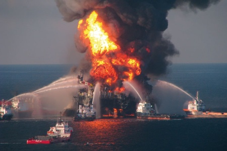 Deepwater Horizon rig fire (April 2010)