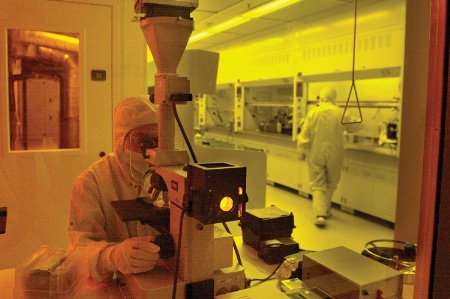 Scientists at work at Caltech