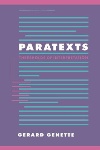 Paratexts, by Gerard Genette