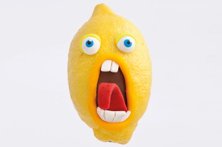 Crazy shouting lemon