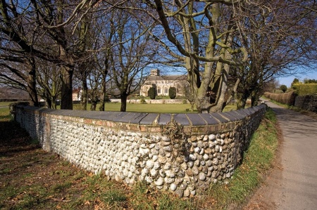 British village wall